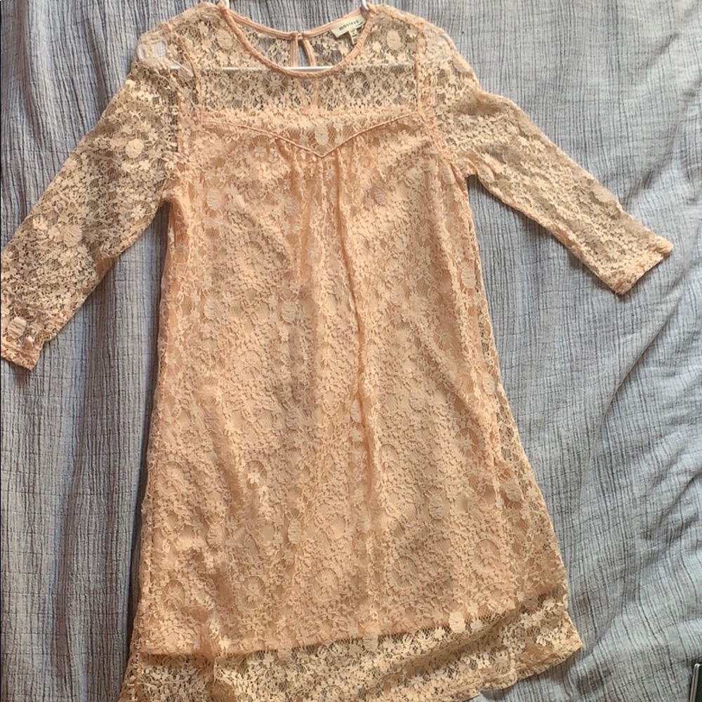 Light pink lacy dress